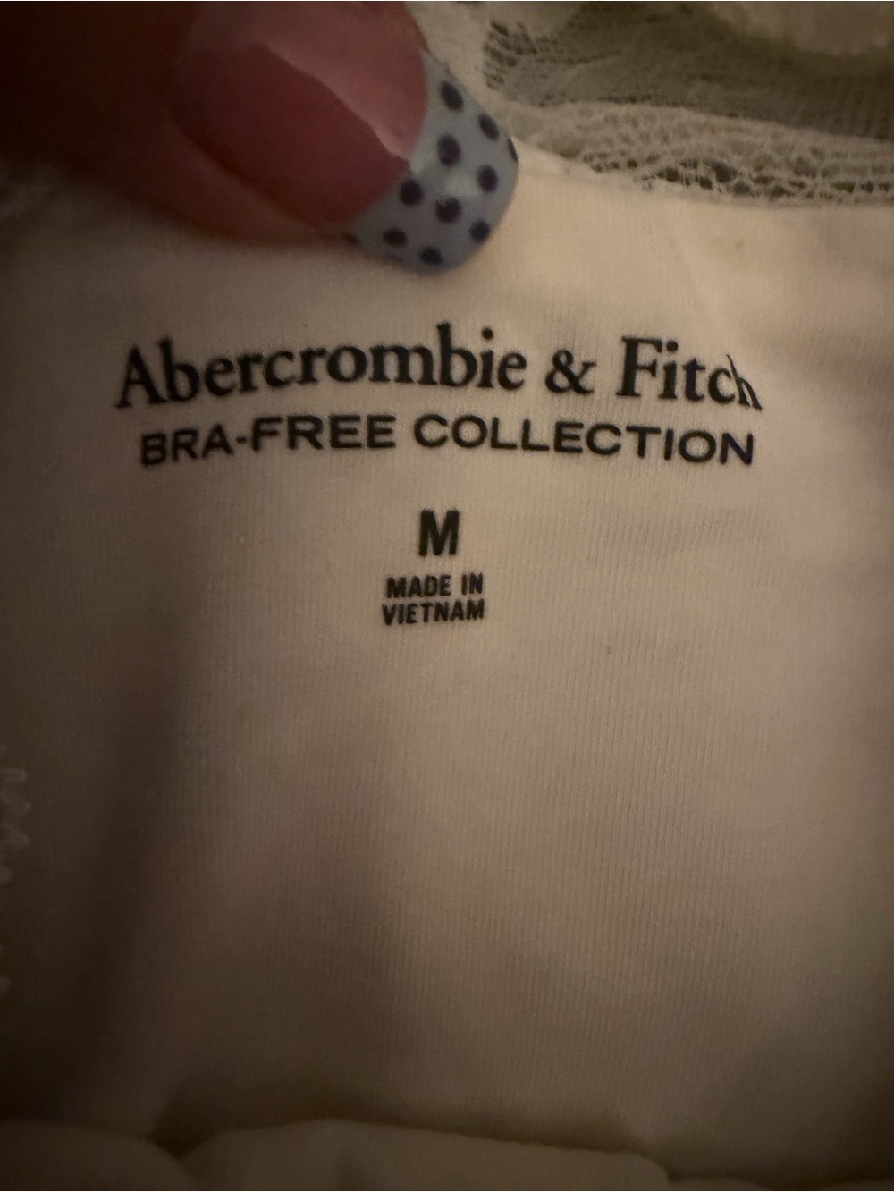 Abercrombie & Fitch Zoe Bra-Free Lace Top - Picture 5 of 7